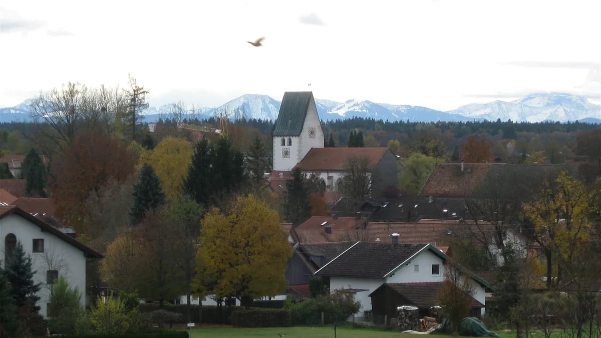 Ortsbild von Oberhaching