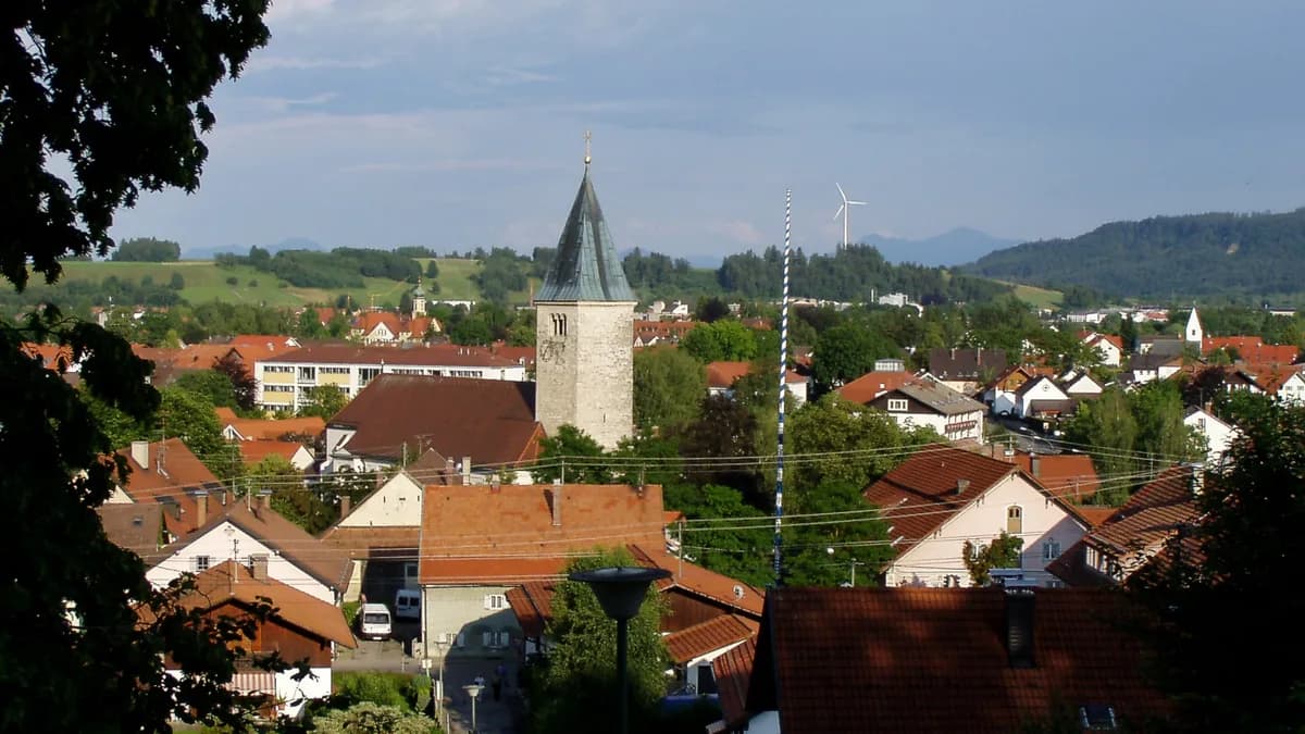 Ortsbild von Peiting