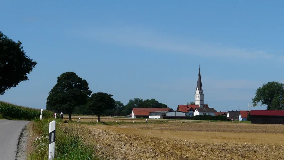 Ortsbild von Scheuring